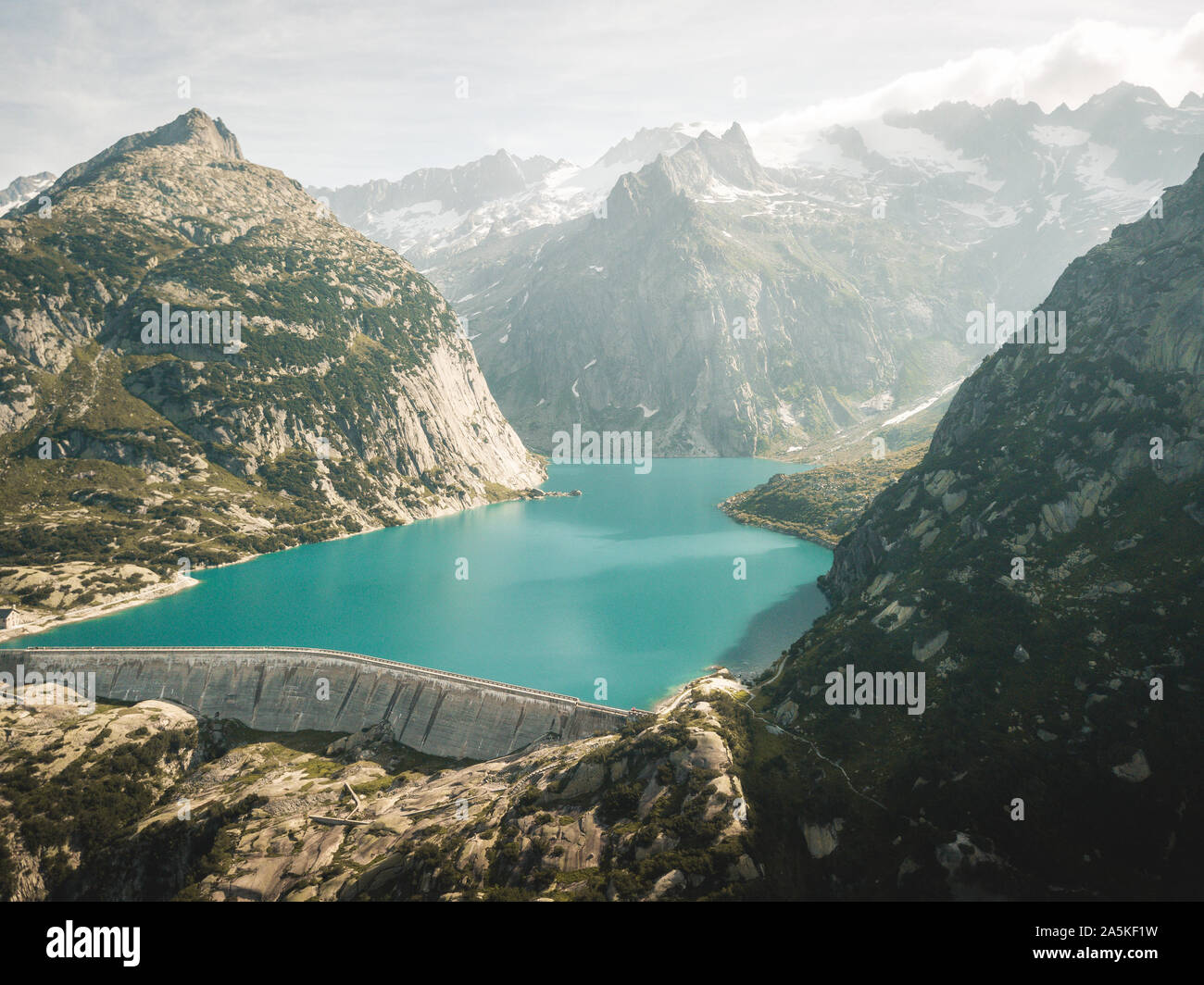 Gelmersee in Svizzera Foto Stock