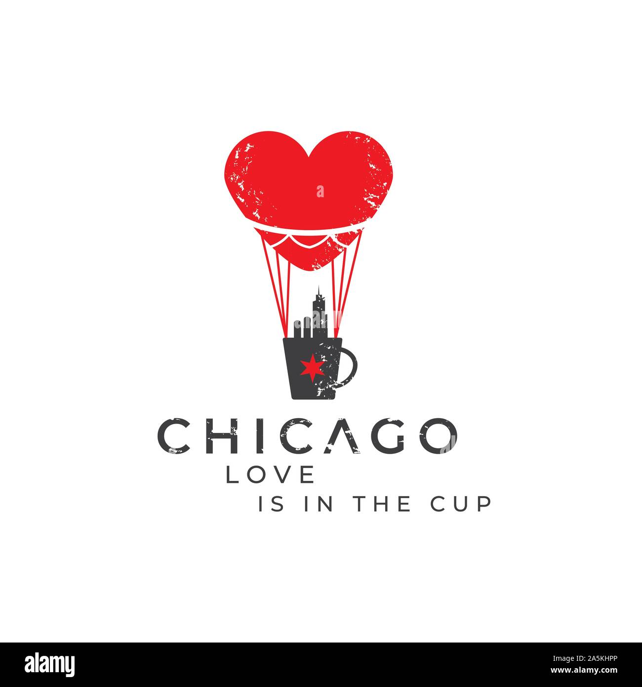 Vettore di palloncino logo. Illustrazione Vettoriale