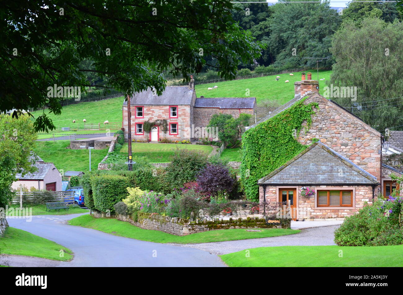 Grande Ormside in estate, Cumbria Foto Stock