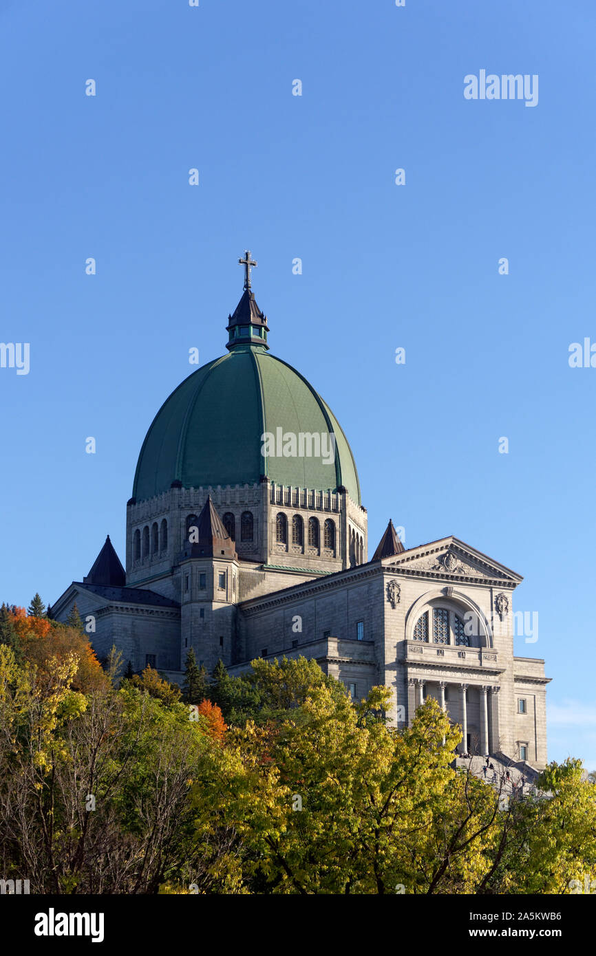 San Giuseppe Oratorio di Mount Royal basilica a Montreal, Quebec, Canada Foto Stock