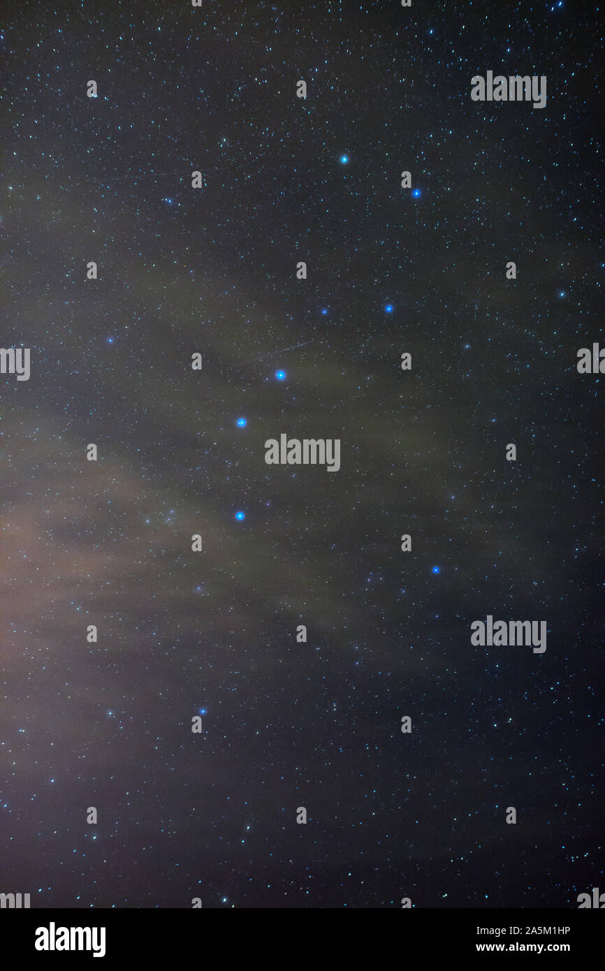 Il Big Dipper Constellation, Orsa Maggiore Foto Stock
