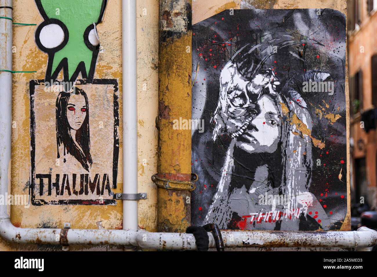 Poster art and other street art in Trastevere ⋆ BLOCAL blog