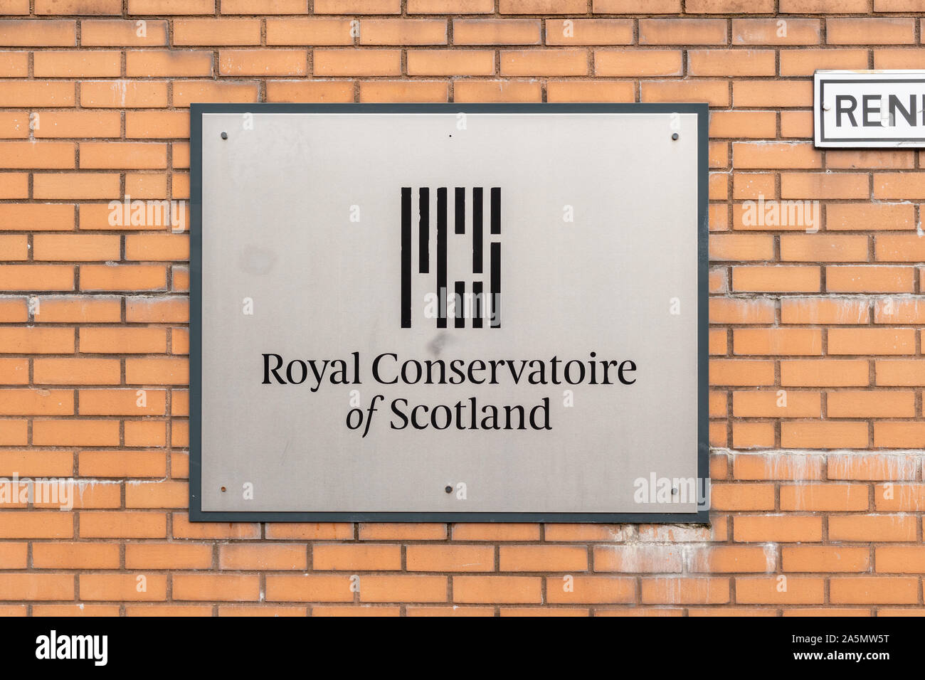 Il Regio Conservatorio di Scozia (formerly Royal Scottish Academy of Music and Drama RSAMD) Renfrew Street, Glasgow, Scotland, Regno Unito Foto Stock