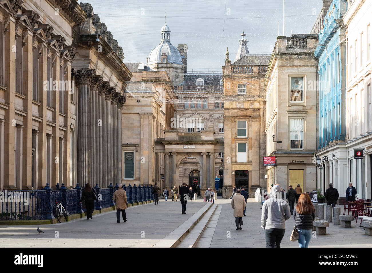 Royal Exchange Square, Glasgow, Scotland, Regno Unito Foto Stock