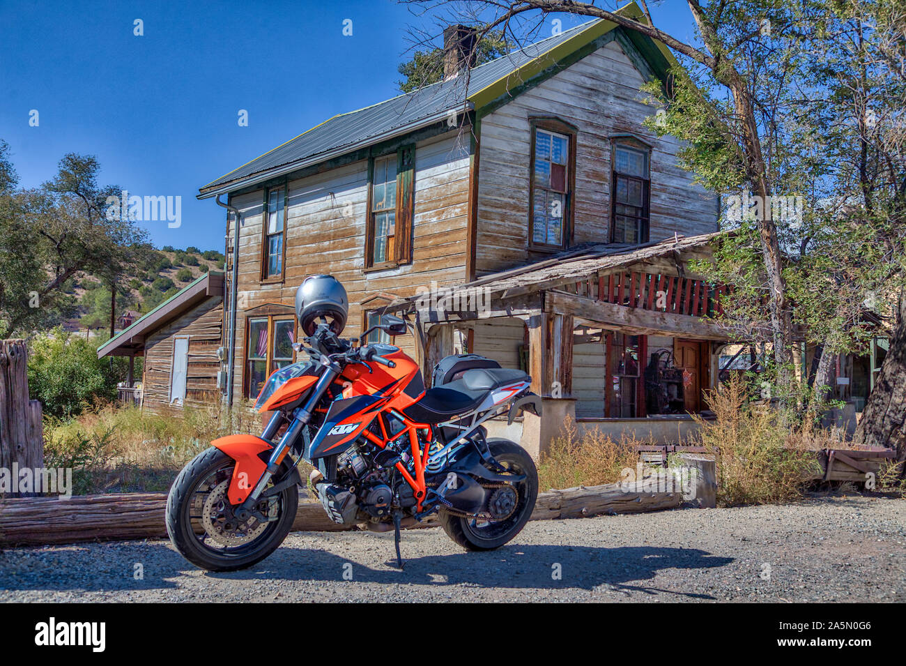 Abitazioni abbandonate Foto Stock