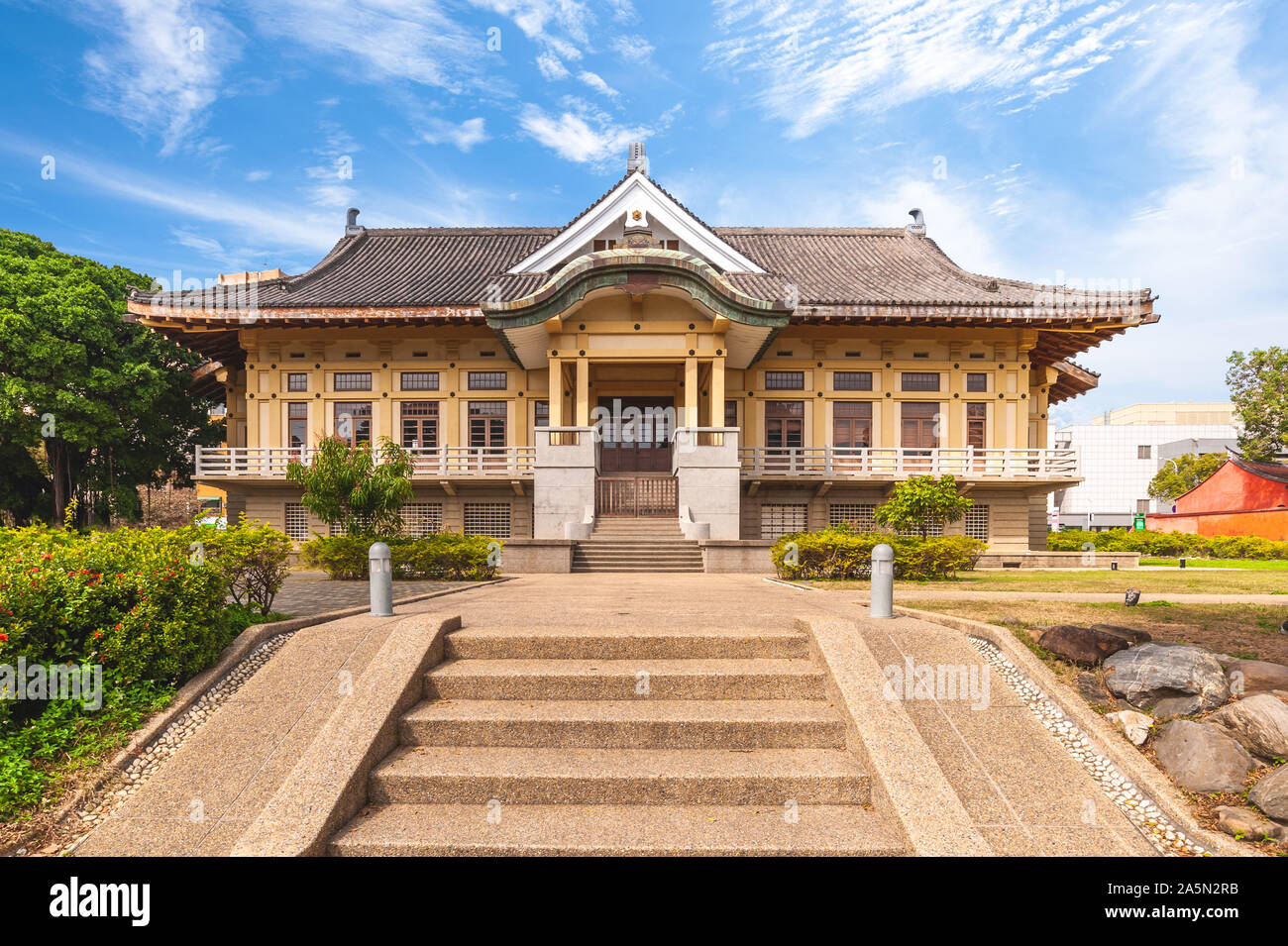 Bushido Hall vicino a Tainan il Tempio di Confucio in Taiwan Foto Stock