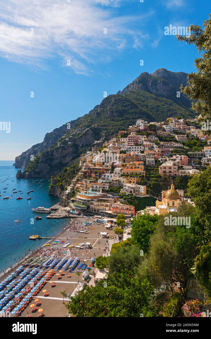 Positano, Italia Foto Stock