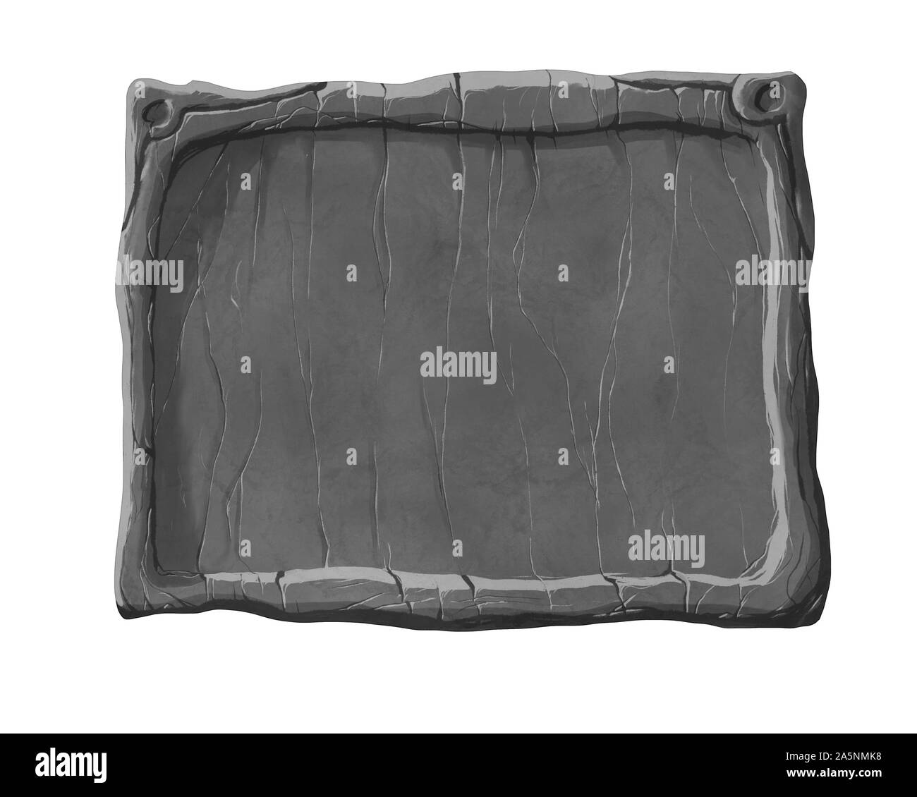 Pietra realistica textured finestra di interfaccia dell'utente. Foto Stock