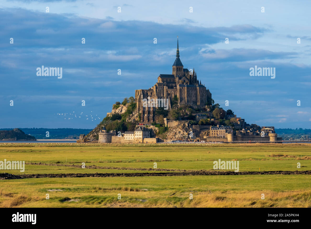 Mont-Saint-Michel, Francia Foto Stock