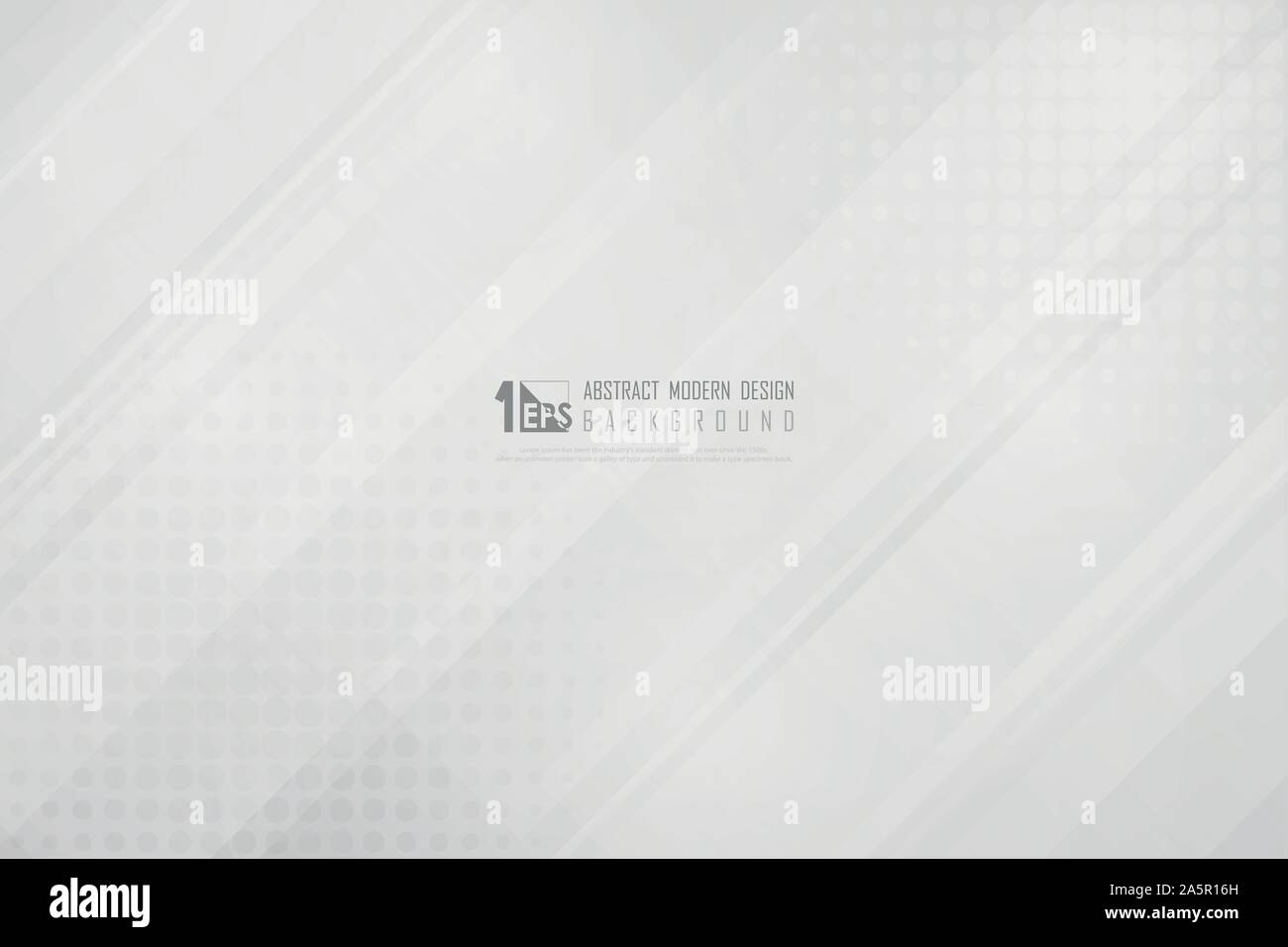 Gradiente astratto grigio con decorazione di mezzitoni new tech design sfondo. Decorare per poster, la progettazione del modello, presentazione, stampare il coperchio. illustrator Illustrazione Vettoriale