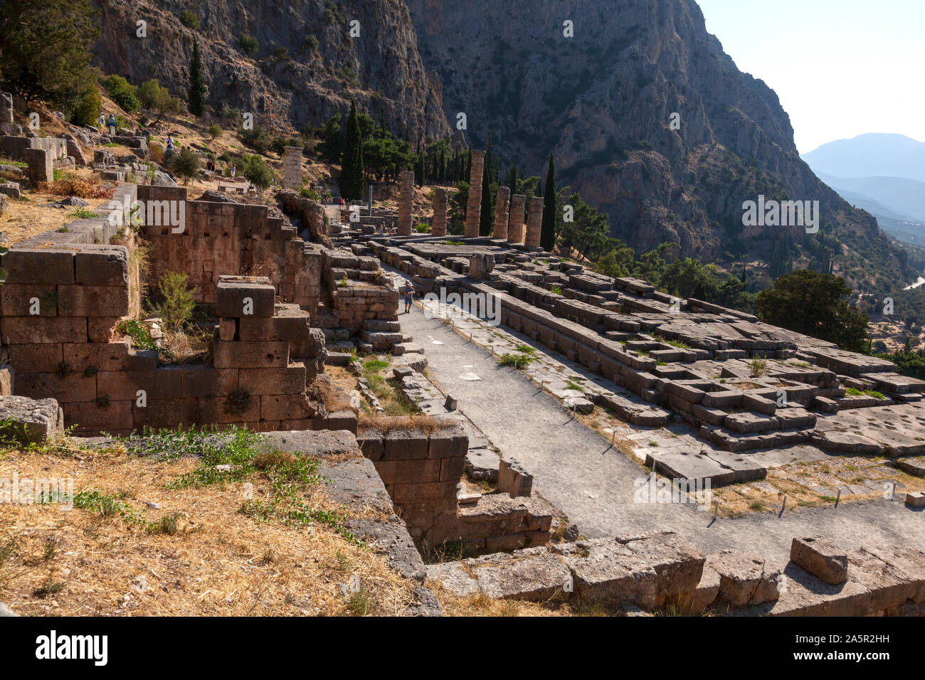 Delfi, Grecia Foto Stock