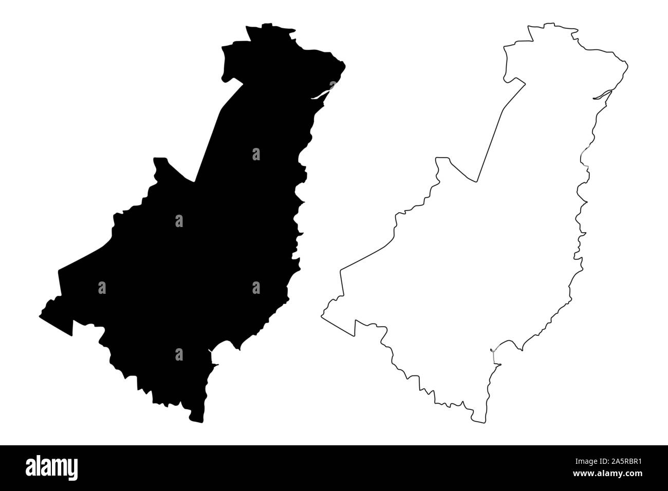 Gisborne regione (regioni della Nuova Zelanda, Isola del nord) mappa illustrazione vettoriale, scribble schizzo East Coast mappa Illustrazione Vettoriale