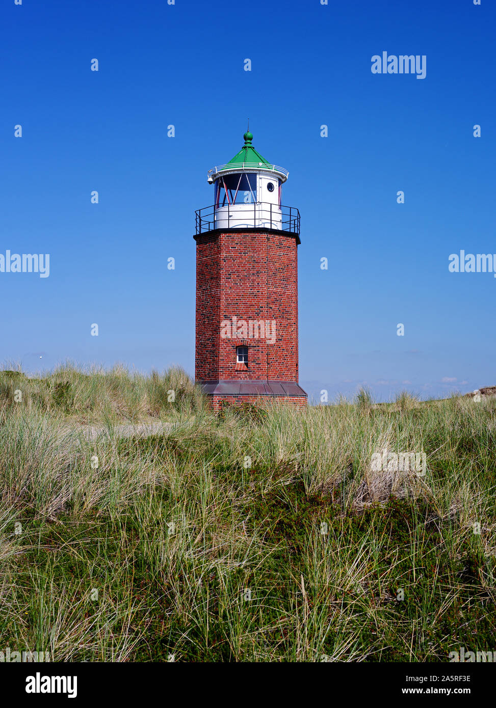 Der alte Leuchtturm a Kampen, Insel Sylt, Schleswig-Holstein, Bundesrepublik Deutschland Foto Stock