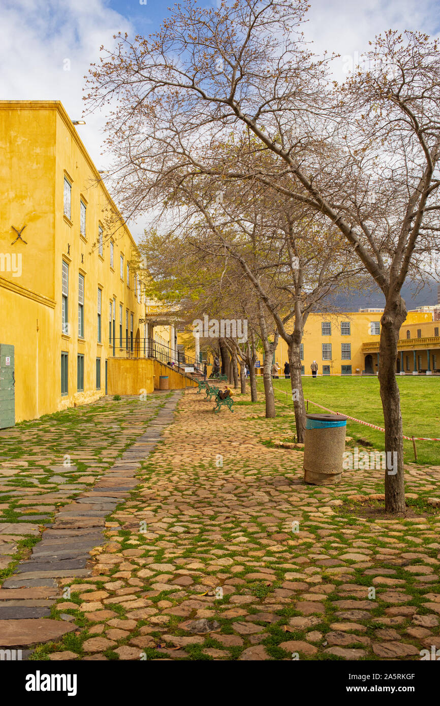 Il Castello di Buona Speranza conosciuto localmente come il Castello o Città del Capo Castello è una popolare attrazione turistica per persone in visita a Cape Town, Sud Africa T Foto Stock