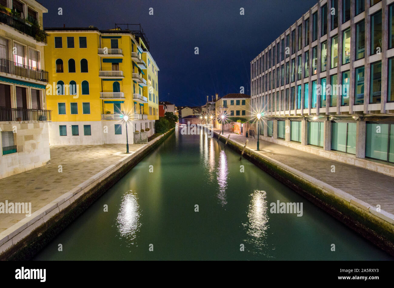 Canale di Venezia Italia Foto Stock