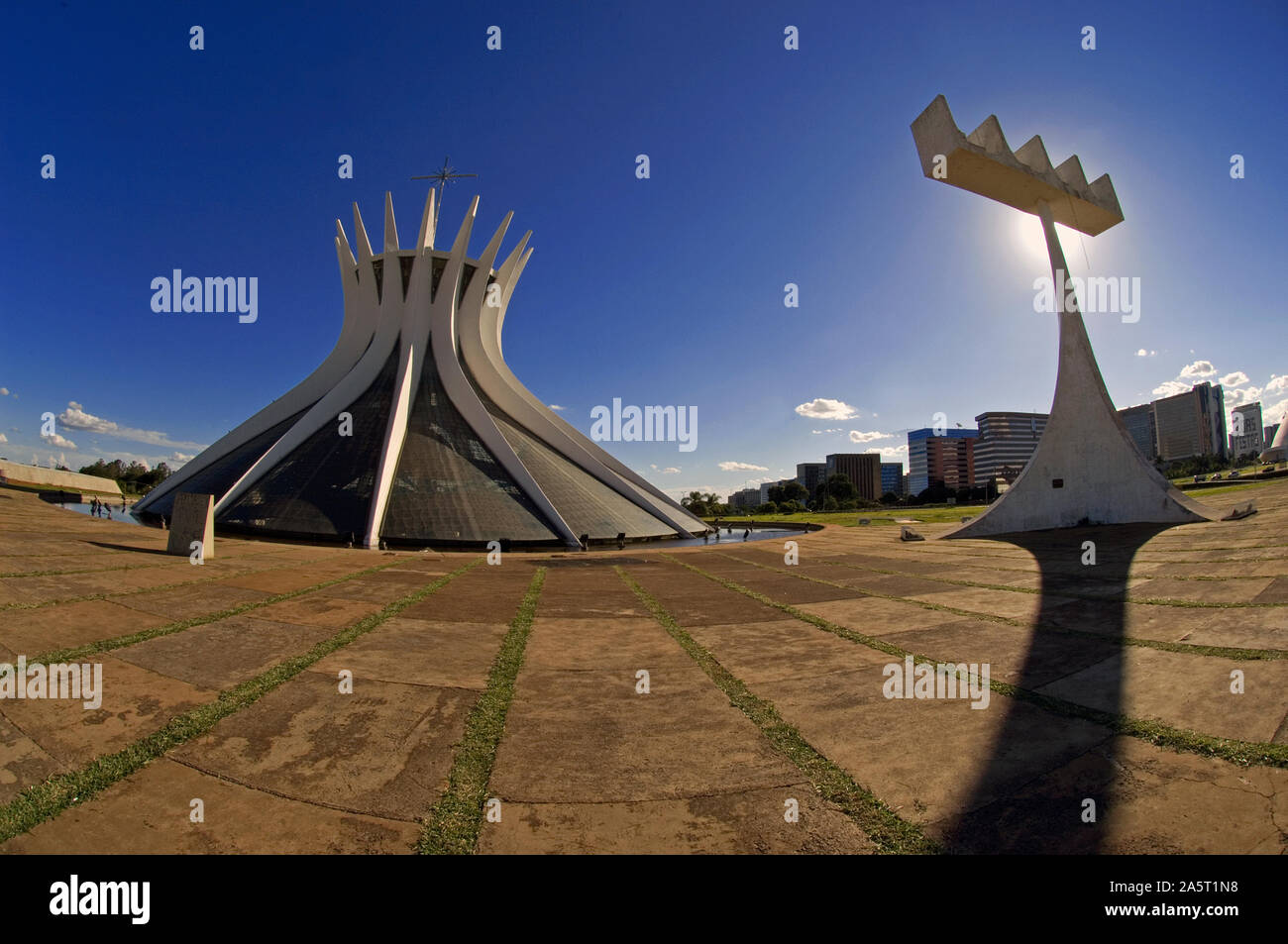 Catedral Metropolitana, Catedral de Brasilia Brasilia DF, Brasile Foto Stock