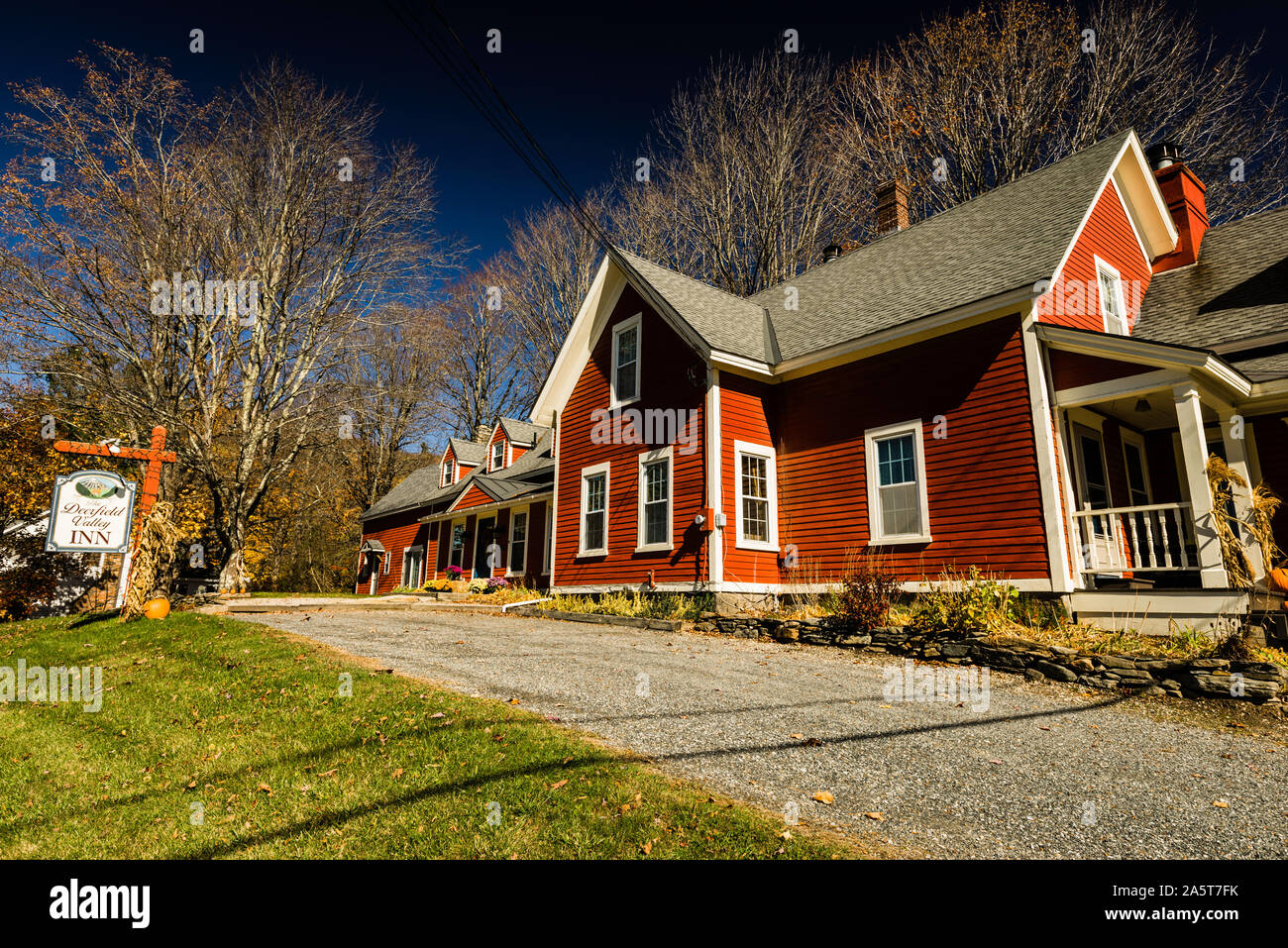 La Valle di Deerfield Inn West Dover Historic District   West Dover, Vermont, USA Foto Stock