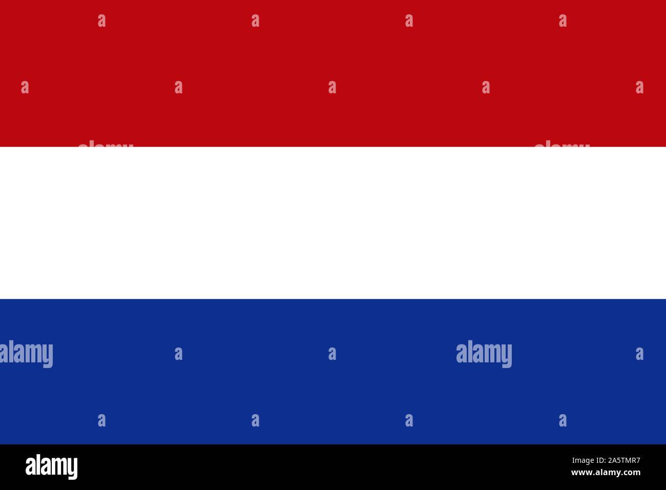 Nationalfahne, Flagge von Niederlande, Europa, UE Foto Stock