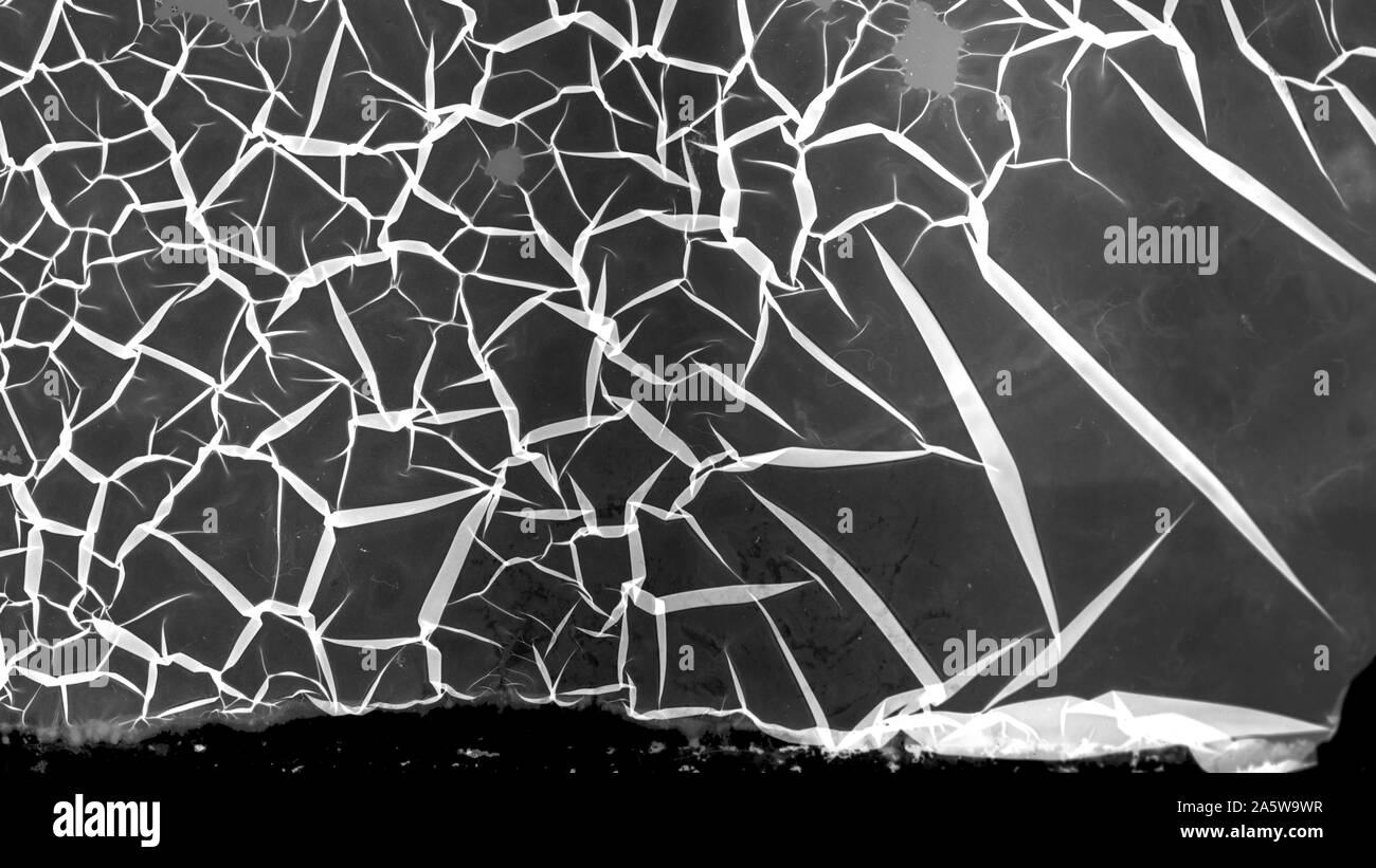 Abstract background: sperimentando con pellicola istantanea bonifica negativo ma qualcosa è andato storto alog il modo. Foto Stock