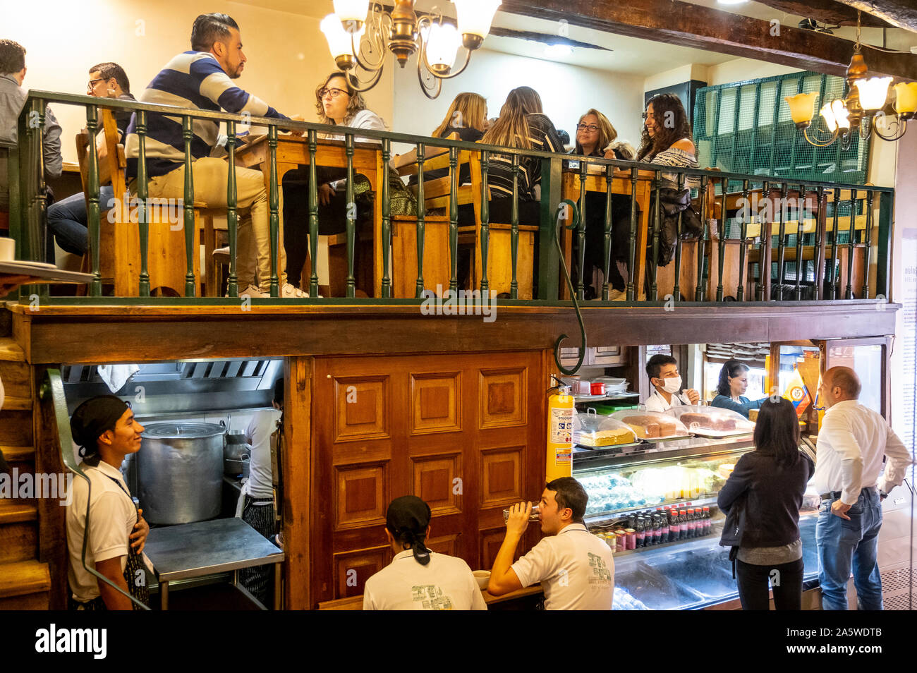 La Puerta Falsa ristorante, Bogotá, Colombia Foto Stock