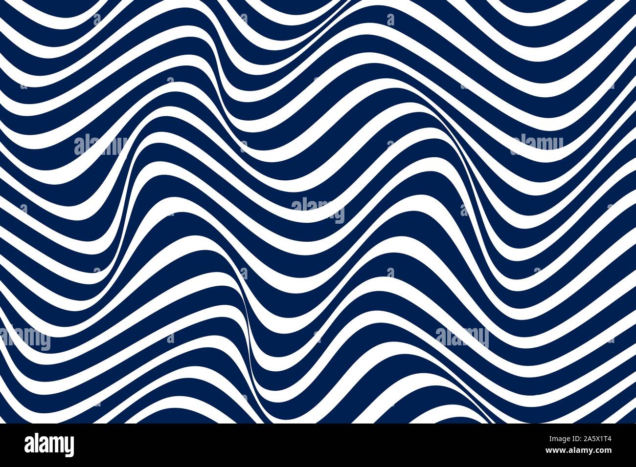 Grafico ondulato modello Ripple sfondo vettoriale. Semplici strisce d'onda. Illustrazione Vettoriale