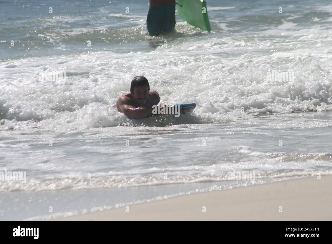 Body Surfing Foto Stock
