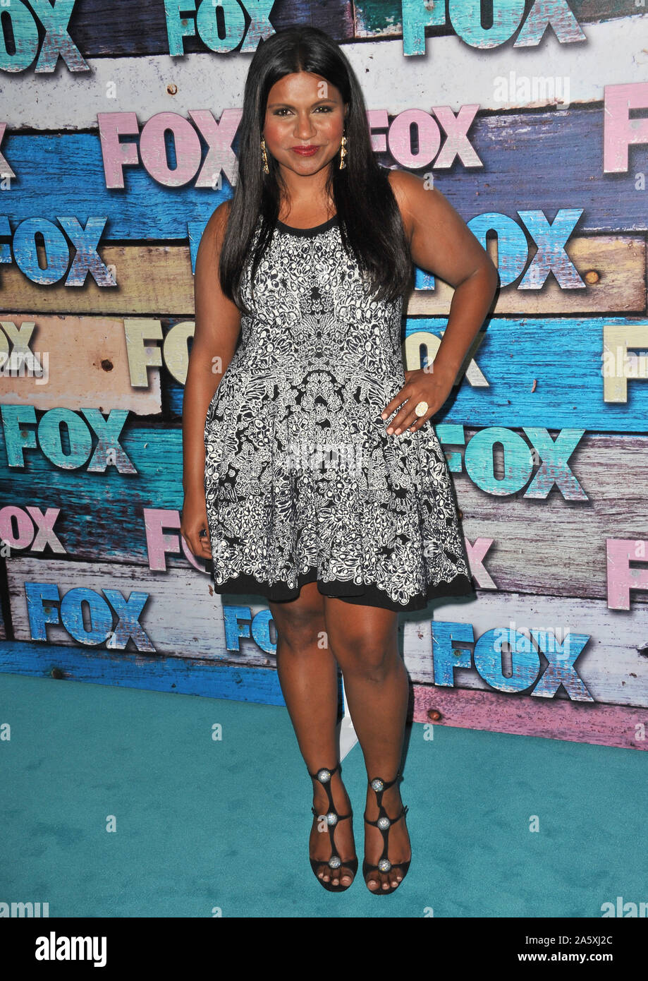 LOS ANGELES, CA. Luglio 23, 2012: Mindy progetto star Mindy Kaling al Fox estate 2012 All-Star Party in West Hollywood. © 2012 Paul Smith / Featureflash Foto Stock