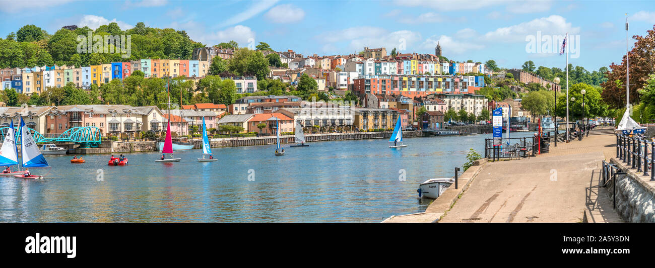 Bristol Marina at the Floating Harbour, Somerset, Inghilterra, Regno Unito Foto Stock