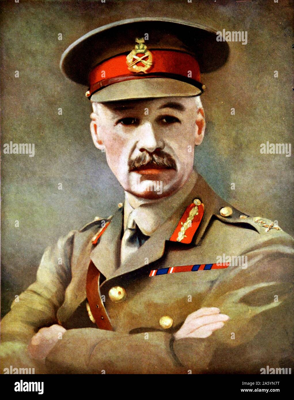 Il generale Sir Henry Seymour Rawlinson, comandante della British quarto esercito. Il più noto per i suoi ruoli nella Battaglia delle Somme del 1916 e la battaglia di Amiens in 1918. Foto Stock