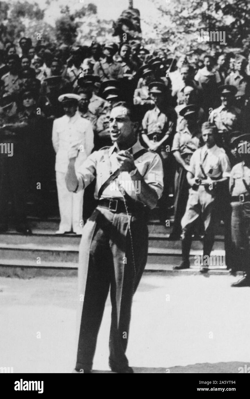 Franz Anton Sanz (1909 - 1976) spagnolo leader comunista, durante la Guerra Civile Spagnola Foto Stock