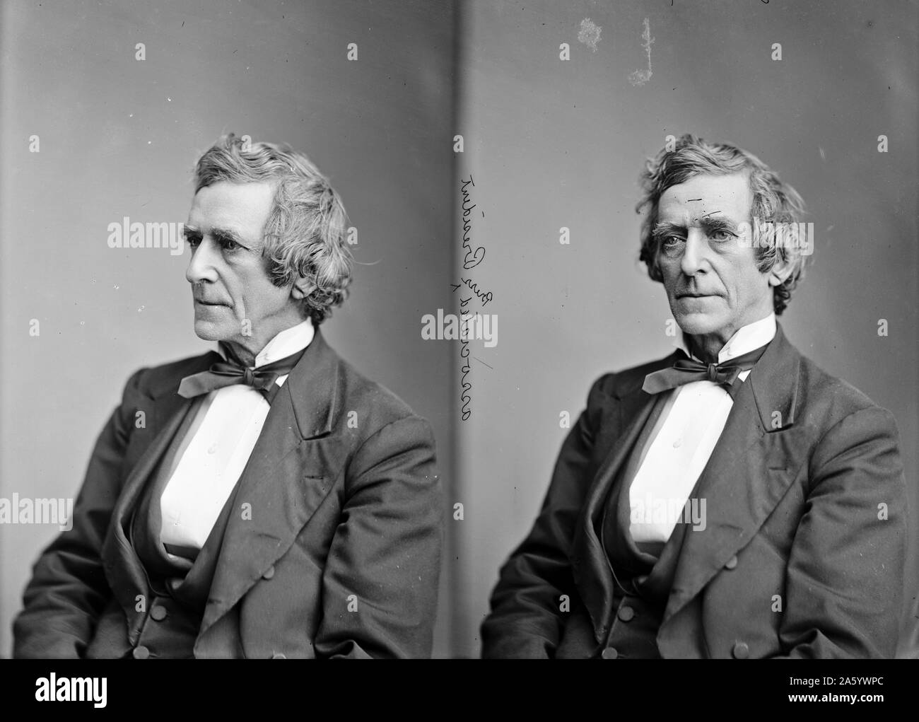 L.A. Gobright, Presidente della Associated Press. [Tra il 1865 e il 1880] Foto Stock