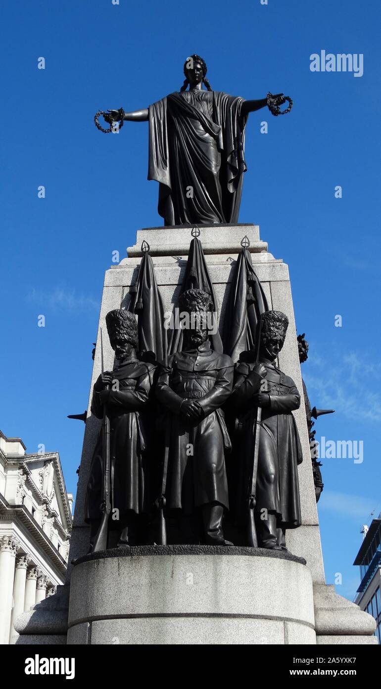 La guerra di Crimea Memorial in St James's, Londra Foto Stock