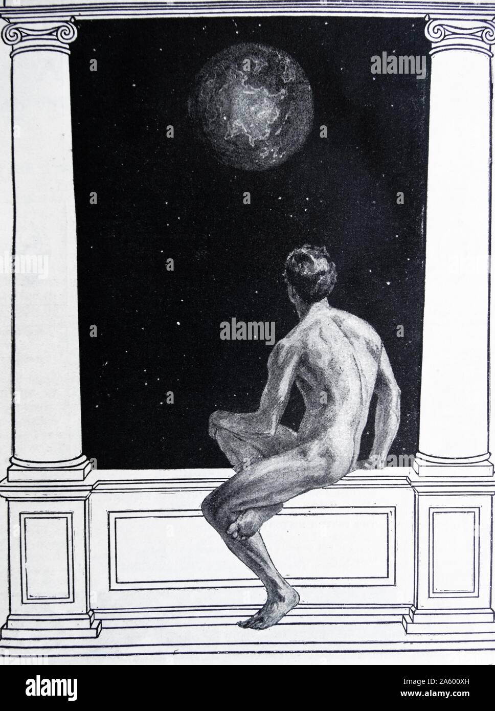 Illustrazione da Harmsworth storia del mondo: l'uomo e l'universo Foto Stock