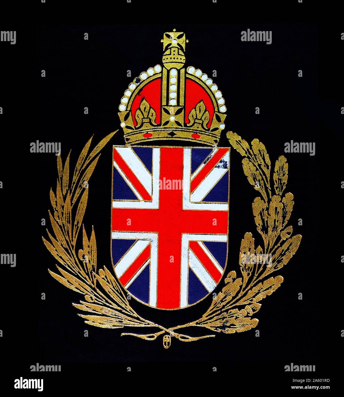 Il Royal Unione bandiera, la bandiera del Regno Unito di Gran Bretagna e Irlanda del Nord. Foto Stock