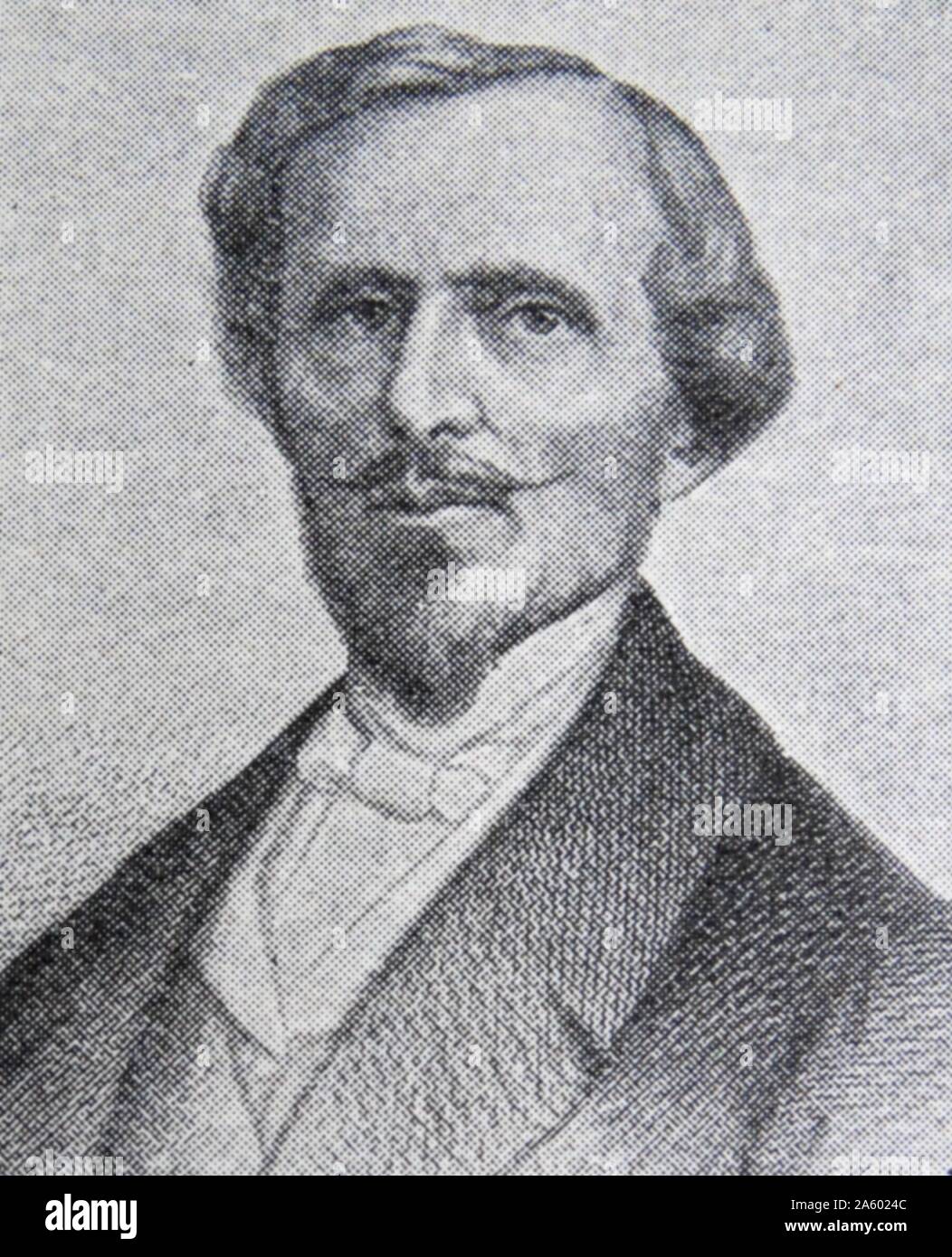 Il barone Bettino Ricasoli (1809-1880). Ricasoli era uno statista italiano soprannominato "barone di ferro" per il suo ruolo durante e dopo l'unificazione d'Italia. Egli è stato una figura chiave del Risorgimento e fu il primo ministro dell'Italia 1861-1862 e 1866-1867. Foto Stock