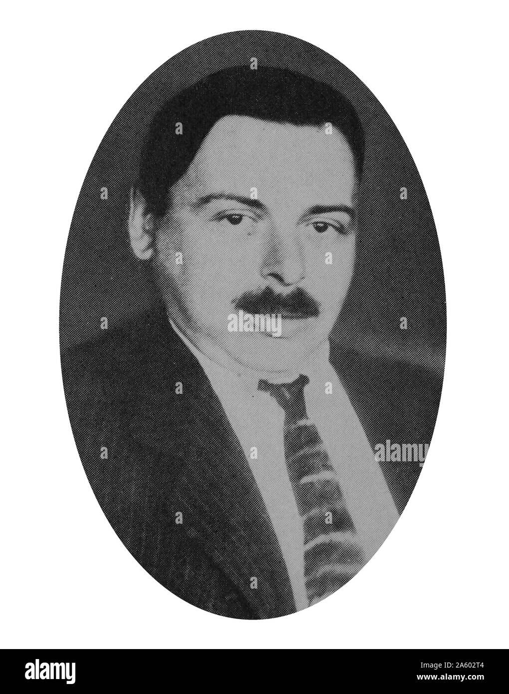 Bela Kun, il leader comunista che ha governato in Ungheria come dittatore sovietico da marzo ad agosto 1921. Egli è stato prima ed in metodi di comunista da Lenin. Foto Stock