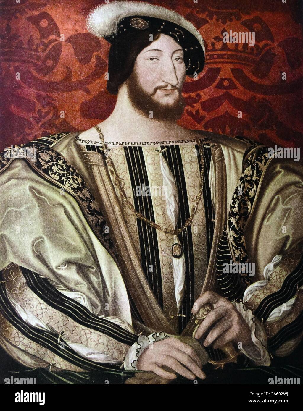 Francesco 1 (1494 - 1547) da Jean Clouet Foto Stock