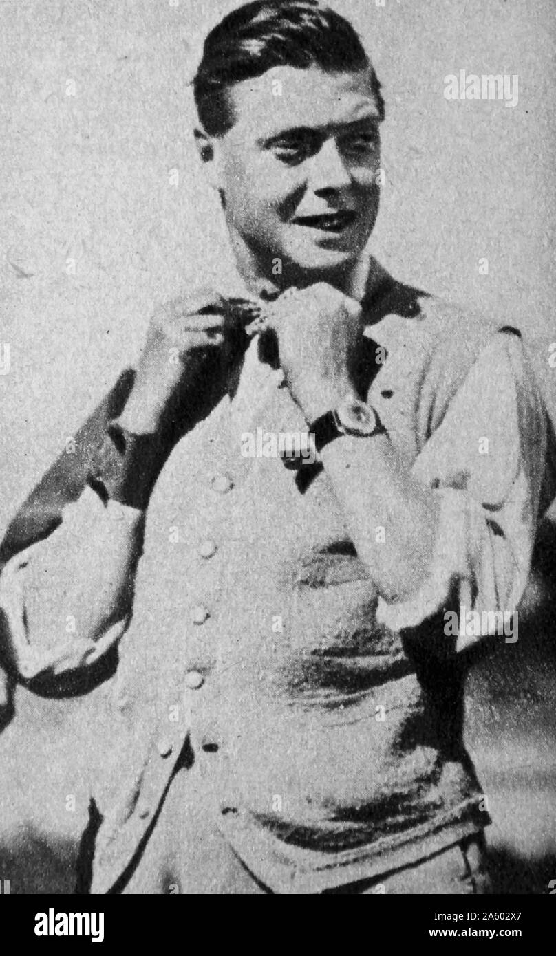 I primi orologi da polso sono stati indossati verso la fine della Prima Guerra Mondiale e sono stati ha reso popolare da figure pubbliche;in particolare il Duca di Windsor Foto Stock