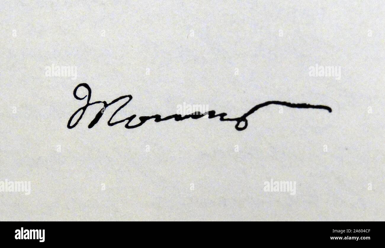 Firma di Theodor Mommsen (1817-1903) un classico tedesco studioso, storico, giurista, giornalista, politico, archeologo. In data xx secolo Foto Stock