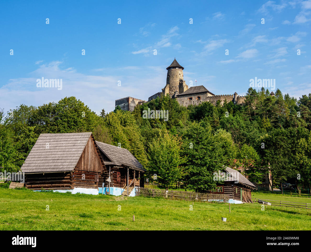 Open Air Museum a Stara Lubovna, Regione di Presov, Slovacchia, Europa Foto Stock