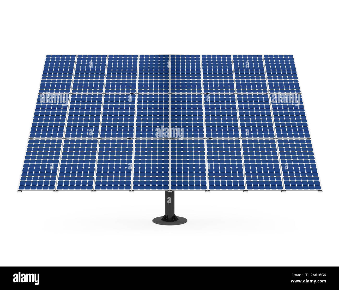 Pannello solare isolato Foto Stock