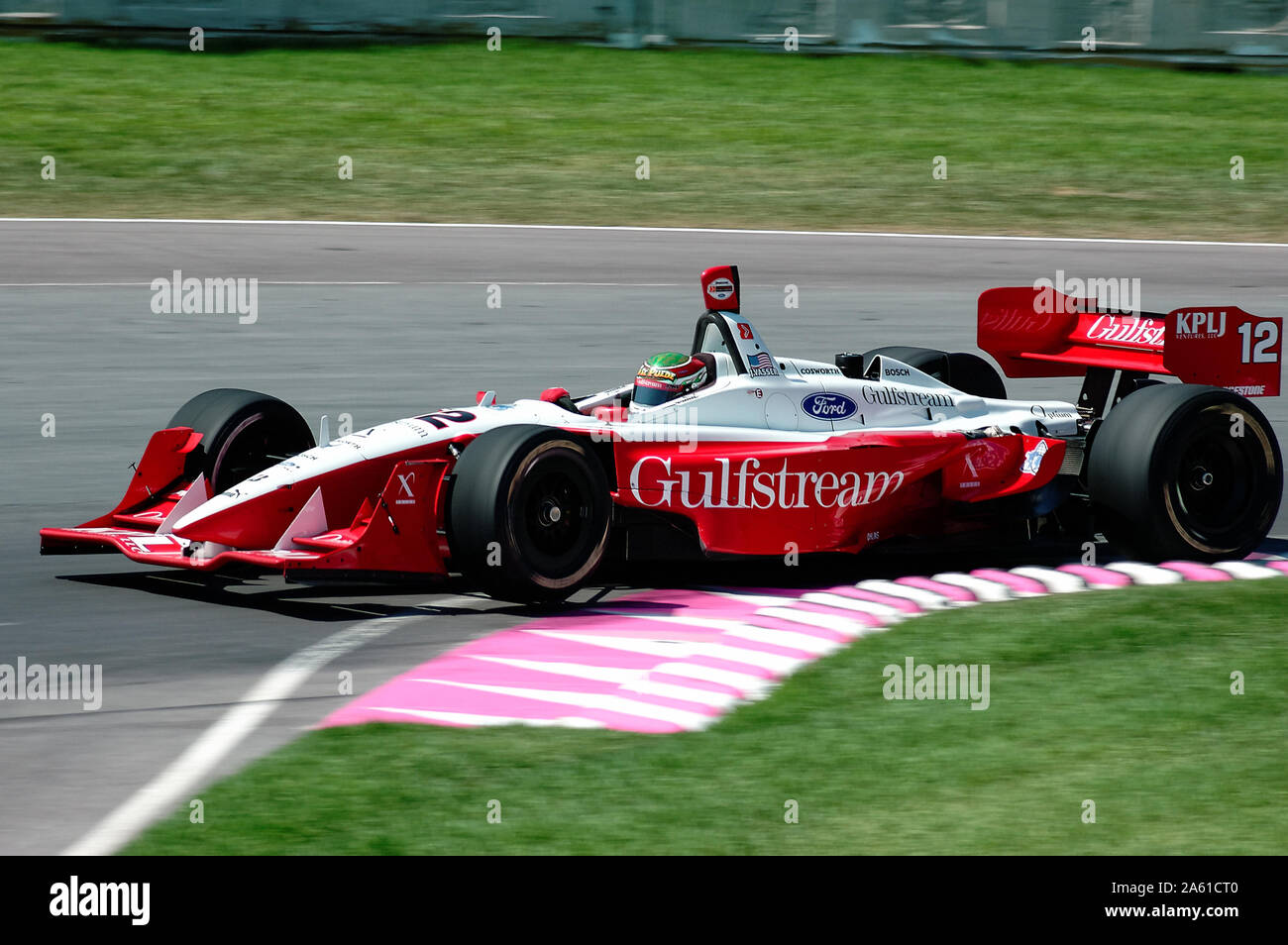 A Monterrey, Nuevo Leon, Messico - 22 Maggio 2005: il Gran Premio di Monterrey Champ Car gara a 'Fundidora Park". Driver: Jimmy Vasser. Foto Stock