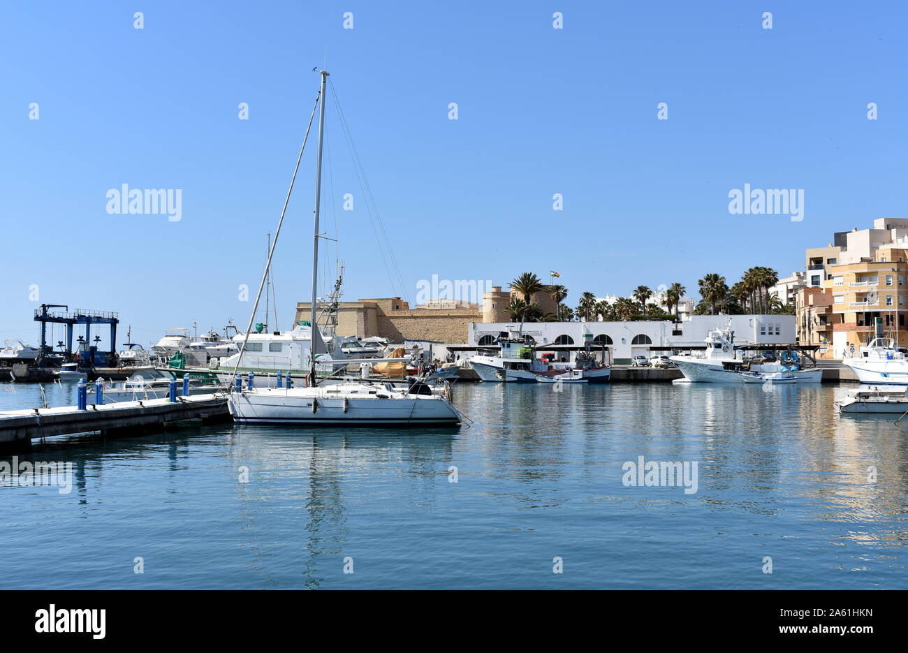 Porto, Roquetas de Mar, Spagna Foto Stock