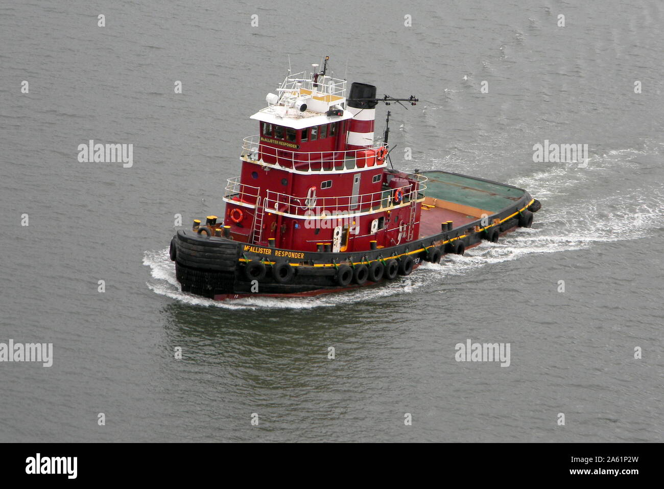 McALLISTER RESPONDER rimorchiatore nel porto di New York Foto Stock