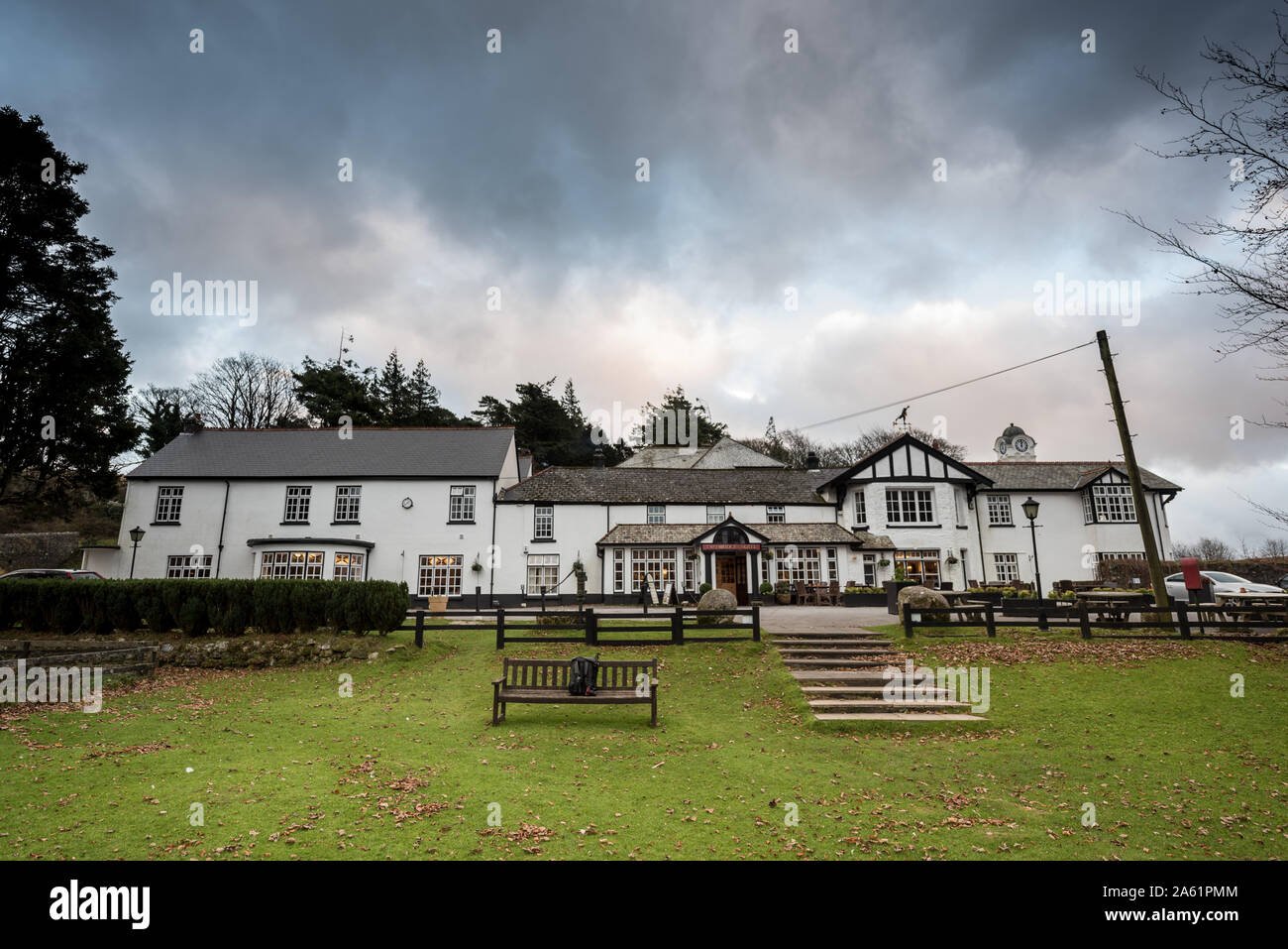 Due Ponti Hotel, Dartmoor Devon, Inghilterra Foto Stock