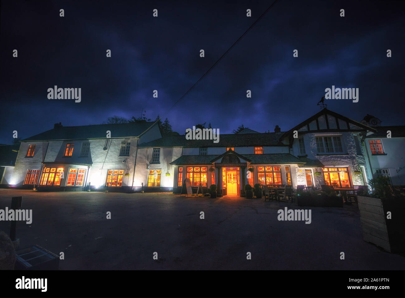 Due Ponti Hotel, Dartmoor Devon, Inghilterra Foto Stock