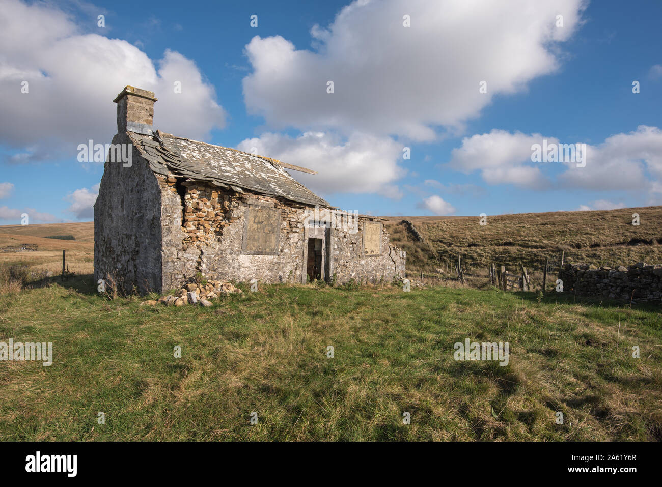 Yorkshire abbandonati barn Foto Stock