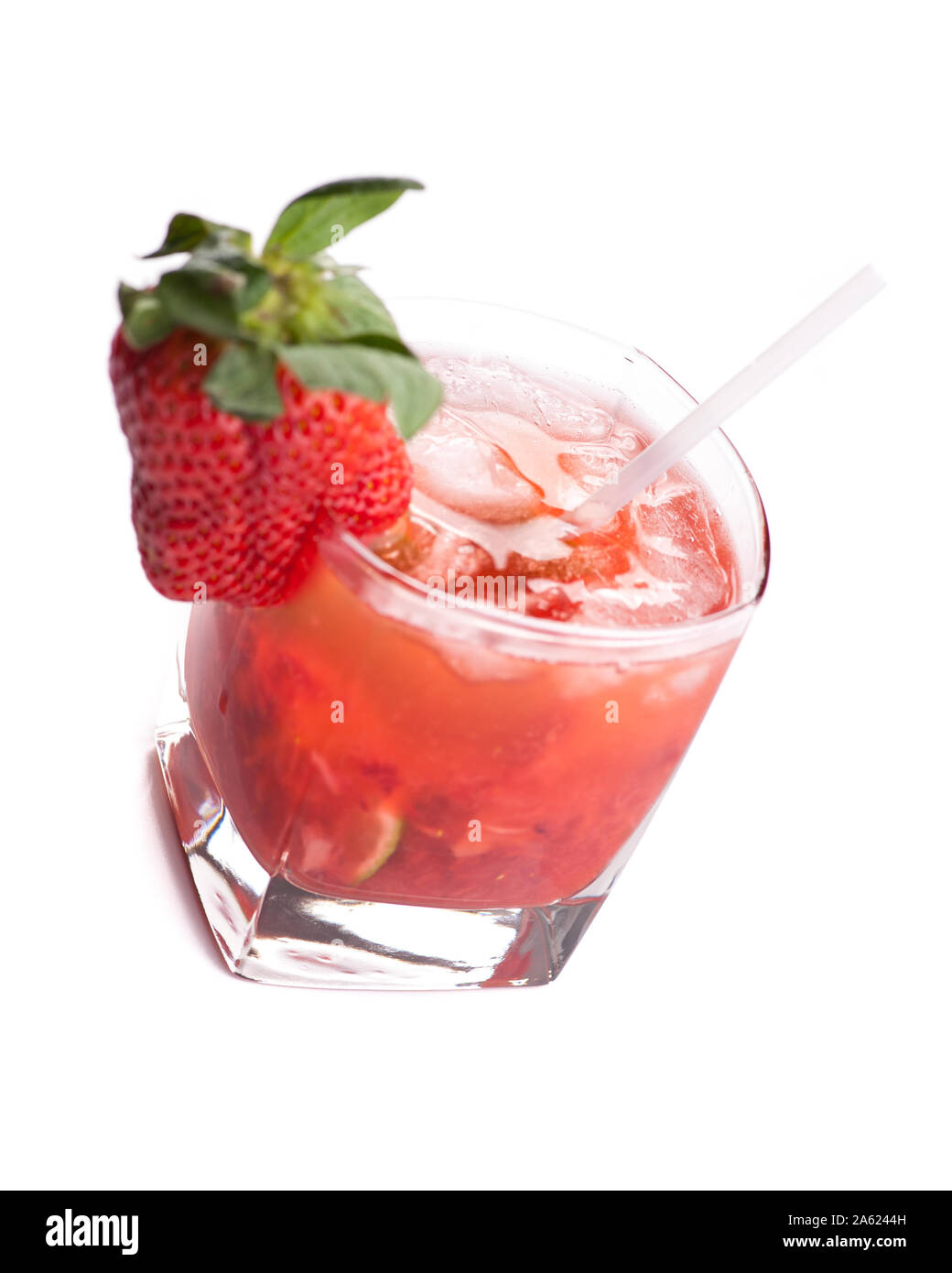 Caipirossa - unico cocktail di rosso dalla vista panoramica Foto Stock