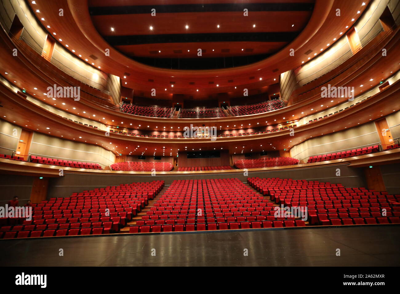Teatro Auditorium del Centro Nazionale per le Arti dello Spettacolo 2019 Pechino Cina interno 2019 Foto Stock