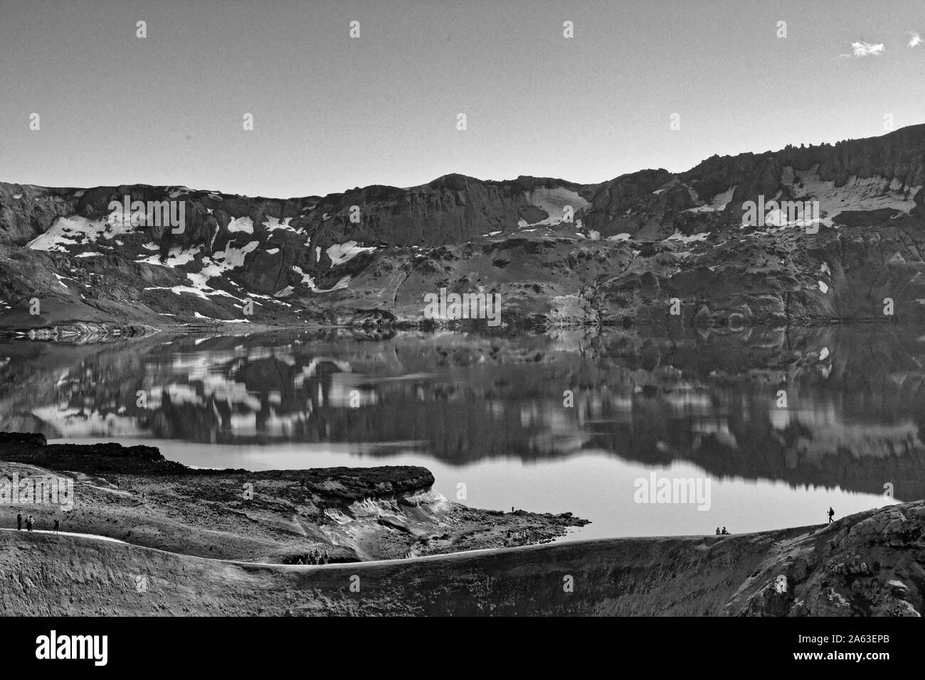 Herdubreid mountain (1682m) nella regione di Odadahraun del nord-est dell'Islanda. Foto Stock